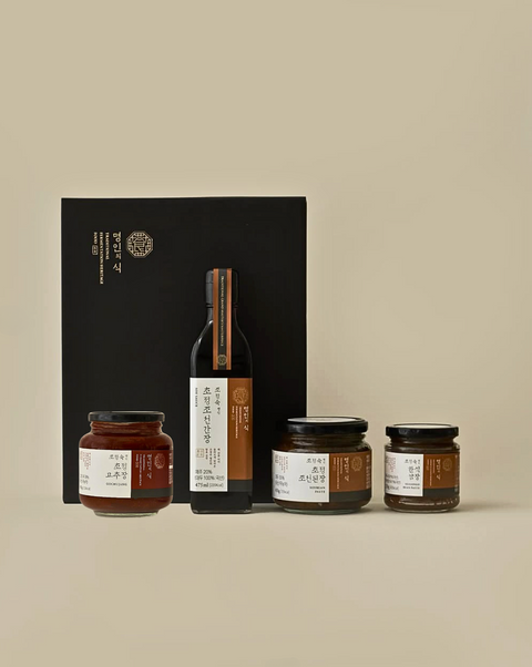 A collection of traditional Korean soy sauces made with a century-old fermentation recipe, created by a master of deep flavor.