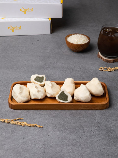 마음이가 강낭콩 앙금 속에 담백한 쑥인절미가 이북식 인절미 200g