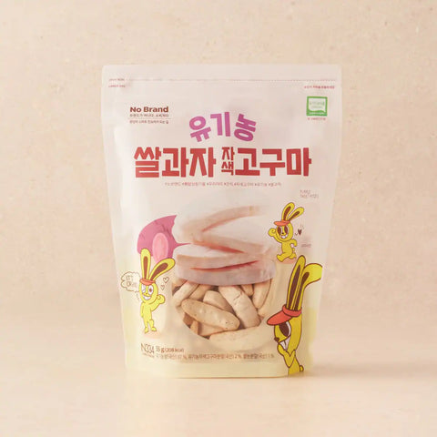 [재입고] No Brand 유기농 쌀과자 자색고구마 55g