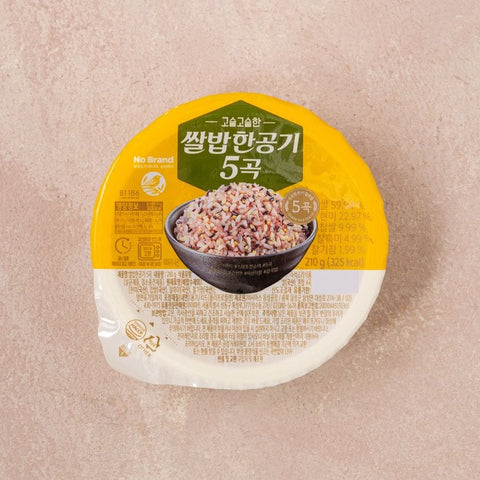 [New] No Brand 건강함이 담겨있는 우리쌀 밥 한공기 5곡 210g