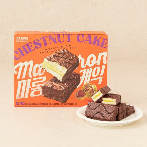 [New] No Brand Chestnuts, Sweeter Marron Cakes, 12 Pieces 