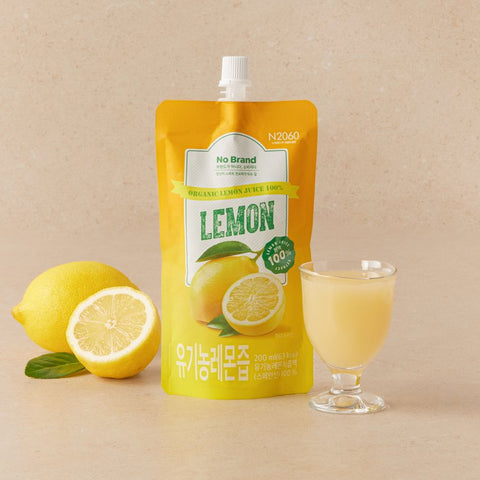 [New] No Brand 첨가물 없이 담아낸 유기농 레몬즙 200ml