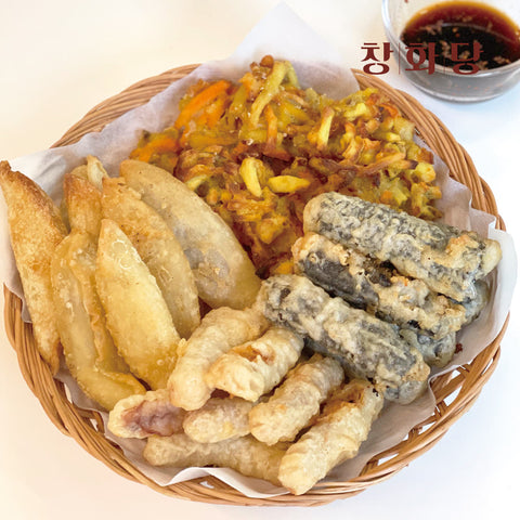 [New] 포장마차 분식집 그 바이브 그대로 즐기는 창화당 모둠튀김 430g