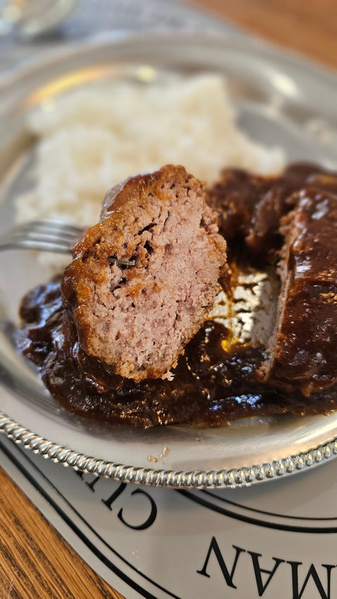 [New]  옛날 경양식집 그맛 그대로 두툼한 함박 스테이크 600g(소스포함)