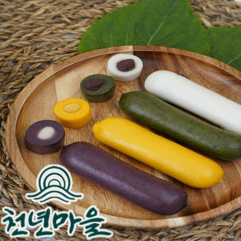 [New]  100% 유기농 멥쌀과 천연재료로 빚어낸 굳지 않는 천년마을 앙꼬 가래떡 500g