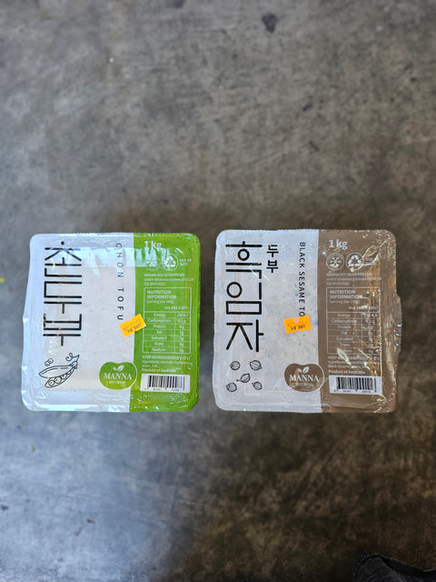 [New] 🚚VIC ONLY🚚 Healthy Tofu Hanmo Village Tofu, Black Sesame Tofu 1kg