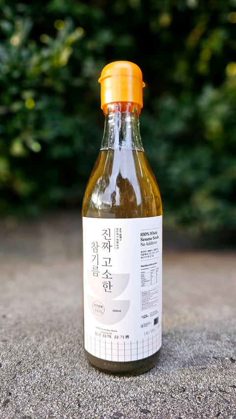 [Restock] Australia's First In-Store Pressed 100% Australian Sesame Oil — Cold-Pressed, Extra Nutty · 350ml