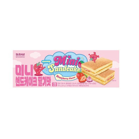 [New] No Brand 미니샌드 케이크 딸기맛 400g (20g * 20ea)