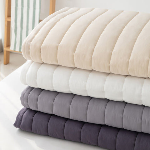 [New] Allergy Care Mongi Micro Rubber Banding Bed Pad Single, Queen (White, Beige, Gray)