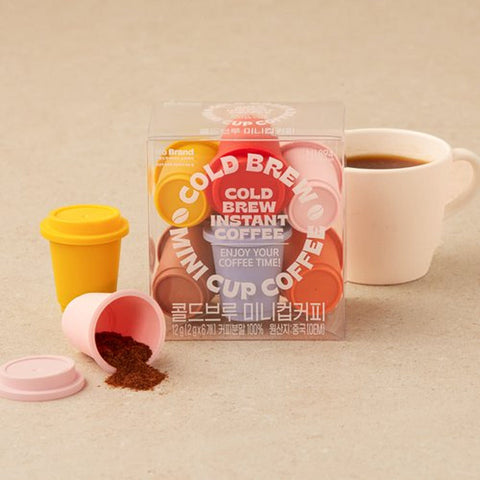[New] No Brand 콜드브루를 즐기는 가장 아기자기한 방법 콜드브루 미니 컵커피 2g 6입