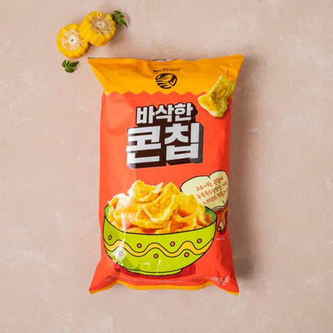 [New] No Brand 달콤 고소한 맛의 바삭바삭 콘칩 230g