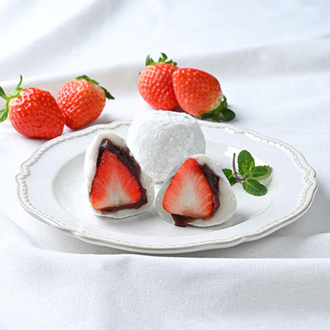 [New] 딸기 한알이 통째로 들어가 과즙 가득한 통째로 딸기 모찌 (70g × 6개입.냉동))