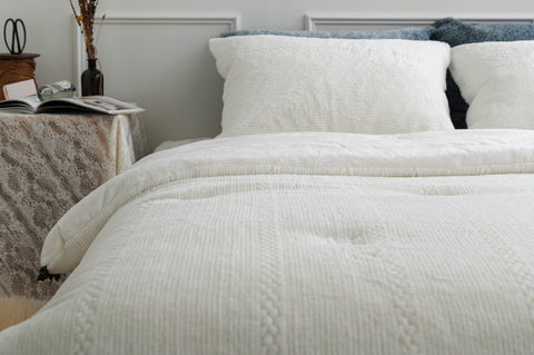 [선주문 상품] 벨벳만큼 부드러운 최고급 고민도 소재의 프리미엄 플달 10mm 극세사 (아이보리, 그레이, 핑크)