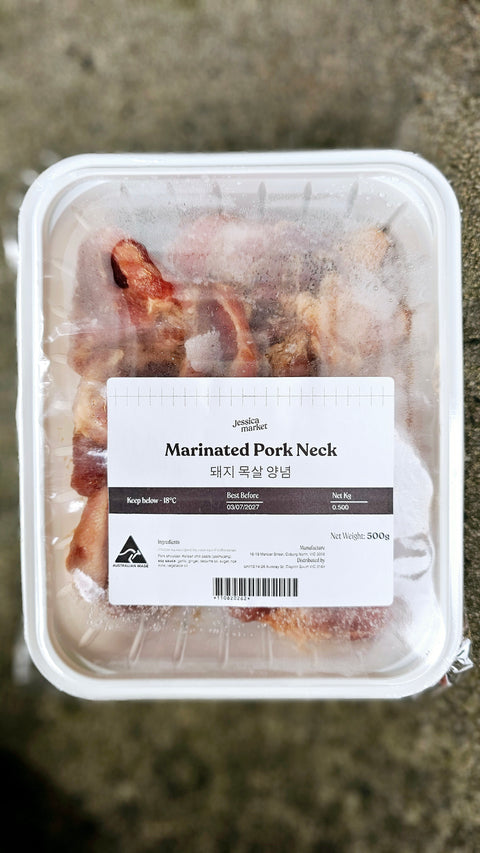 [재입고] 제시카마켓 돼지 목살 양념 500g