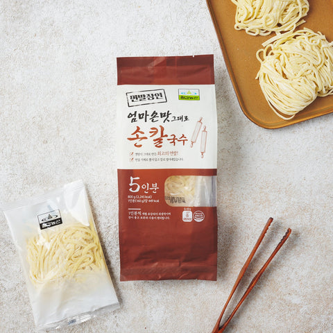 [New] Chilgap Nongsan noodle maker mom's hand-made noodle soup for 5 servings 