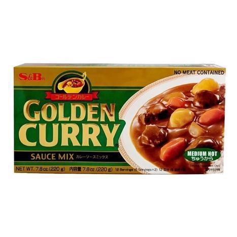 [Sale] S&amp;B GOLDEN CURRY CURRY MEDIUM HOT 220g 