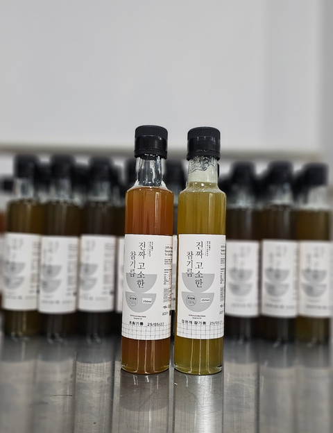 [New] 호주 최초, 호주 깨로  매장에서 갓 짜낸 100% 호주산 참기름 진짜 고소한 참기름 250ml(검은깨,흰깨)