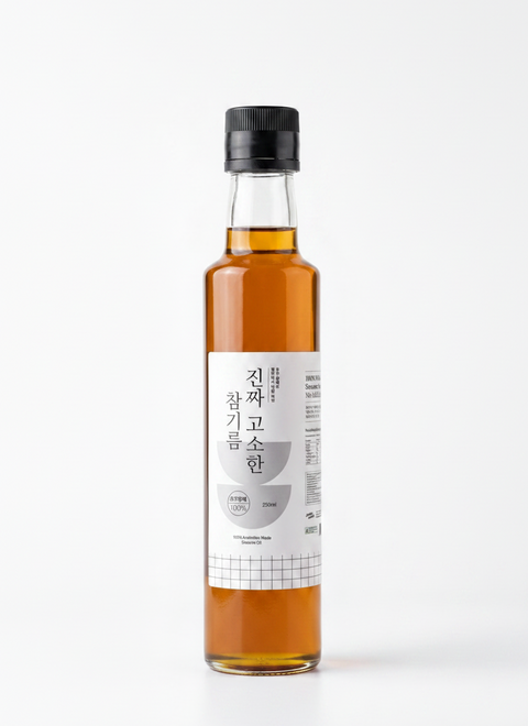 [New] 호주 최초, 호주 깨로  매장에서 갓 짜낸 100% 호주산 참기름 진짜 고소한 참기름 250ml(검은깨,흰깨)