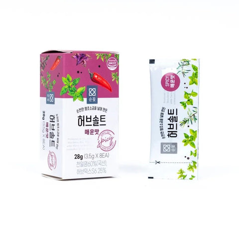 [New] Suncheon Bay Hamcho Salt, Sunflower Mi Herb Salt Spicy Flavor 28g (3.5gx 8ea)