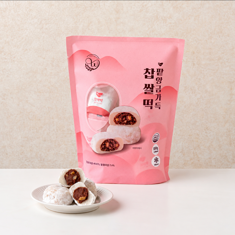 [New] 달콤한 팥 앙금을 채운 창억떡 찹쌀떡 500g