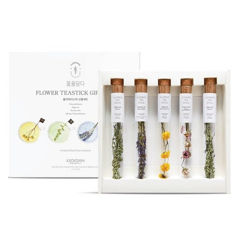[New] 크리스마스 선물 강추! 꽃을 담다 플라워티스틱 선물세트 꽃향 가득한 차 한잔