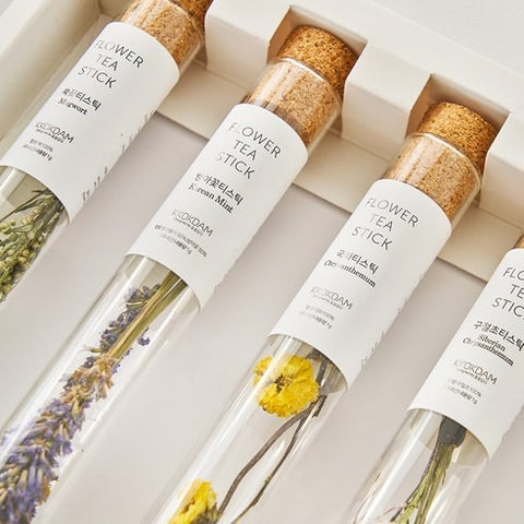 [New] 크리스마스 선물 강추! 꽃을 담다 플라워티스틱 선물세트 꽃향 가득한 차 한잔