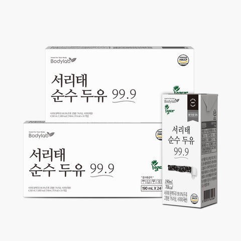 [New] 국내산 서리태로 만든 건강한 순수두유 190ml 24팩