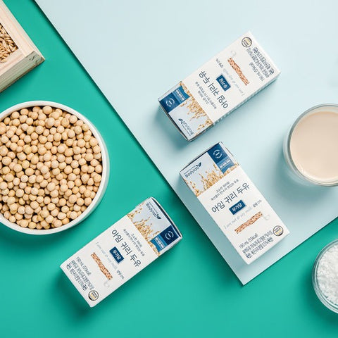 [New] 24 packs of I'm Oat Soy Milk, a combination of high-quality oats and domestic soybeans for a richer flavor.